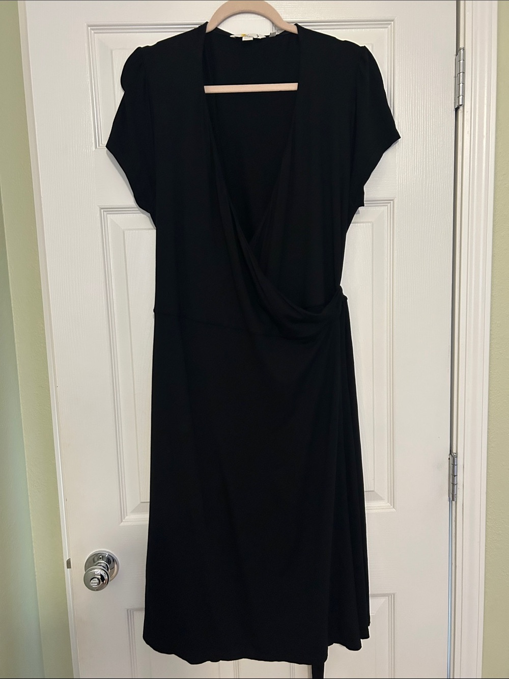 Boden Summer Wrap Dress in Black - 16L - Picture 2 of 7